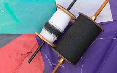 Lucknow : लखनऊ में प्रतिबंध के बावजूद चाइनीज मांझा बिक रहा, पतंगबाजों की पहली पसंद