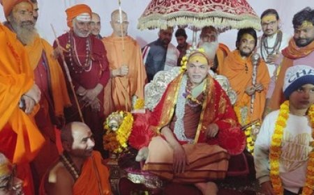 Prayagraj : माघ मेला में शंकराचार्य अविमुक्तेश्वरानंद को रोकने पर विवाद, योगी सरकार पर विपक्ष का हमला
