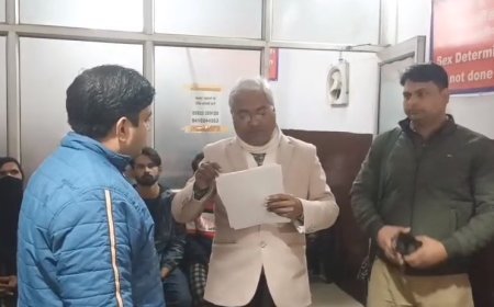 सम्भल में अवैध अल्ट्रासाउंड सेंटर पर सिटी मजिस्ट्रेट की बड़ी कार्रवाई, सेंटर सील।