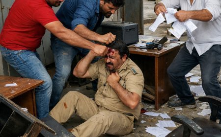 Hardoi : हरदोई में बिजली उपकेंद्र पर हमला, कर्मचारी को पीटा, फर्नीचर तोड़ा, दस्तावेज फाड़े