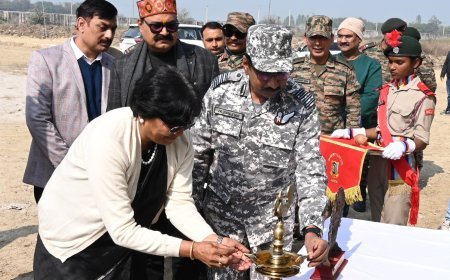 Jaunpur : वीर बहादुर सिंह पूर्वांचल विश्वविद्यालय में एनसीसी कैडेटों के लिए अत्याधुनिक फायरिंग रेंज और हाईटेक आब्स्टिकल ट्रेनिंग एरिया का उद्घाटन