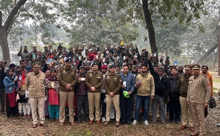 Sambhal: सम्भल पुलिस की बड़ी कामयाबी: 1 करोड़ 7 लाख के 509 खोए-चोरी हुए मोबाइल बरामद, मालिकों को सौंपे।