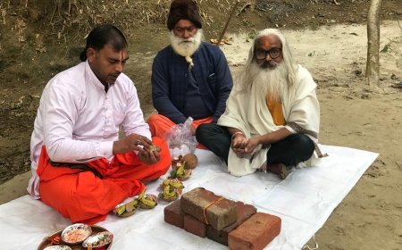 Hardoi : धोबिया तपोवन आश्रम के प्राकृतिक जलस्रोत का संरक्षण शुरू, पांडवों ने अज्ञातवास के समय यहां कुछ दिन बिताये थे