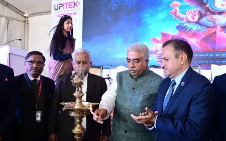 Lucknow : UPITEX 2026 से उत्तर प्रदेश के औद्योगिक विकास को मिलेगी नई रफ्तार- मंत्री राकेश सचान