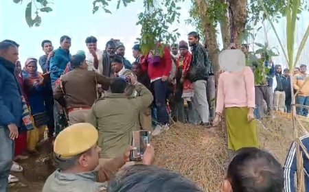 Deoband: देवबंद में पेड़ से लटका मिला फिजियोथेरेपिस्ट का शव, परिजनों ने लगाया हत्या का आरोप। 