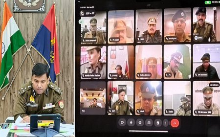 सहारा‌नपुर परिक्षेत्र में DIG अभिषेक सिंह की अहम बैठक: लंबित केसों का तेज निस्तारण और त्योहारों के लिए सख्त सुरक्षा के निर्देश।