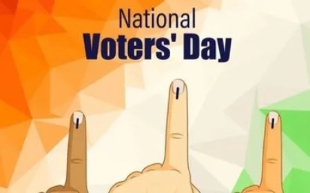 राष्ट्रीय मतदाता दिवस 2026 आज मनाया जा रहा है: 'मेरा भारत, मेरा वोट' थीम पर विशेष कार्यक्रम, राष्ट्रपति द्रौपदी मुर्मू मुख्य अतिथि, नए मतदाताओं को दी जा रही EPIC