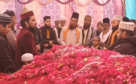 Sambhal : छठा सालाना उर्स हज़रत अल्लामा मुफ्ती मोहम्मद मोइनुद्दीन अशरफी अकीदत के साथ मनाया गया