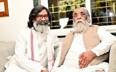 दुमका में बसंत सोरेन ने शिबू सोरेन को मरणोपरांत पद्म भूषण मिलने पर केंद्र सरकार का जताया आभार, भारत रत्न की मांग भी की