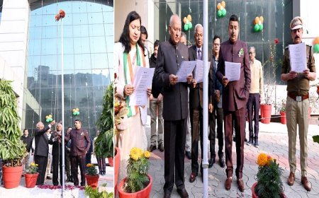 Lucknow: लोक आयुक्त संगठन, उत्तर प्रदेश में गणतंत्र दिवस पर ध्वजारोहण, शपथ एवं वृक्षारोपण कार्यक्रम आयोजित। 