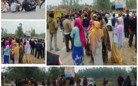 Saharanpur : सहारनपुर में आयुर्वेदिक कॉलेज छात्र की संदिग्ध मौत पर परिजनों ने सड़क जाम किया