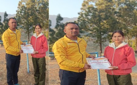 Bajpur : अंजली चिलवाल ने कराटे में हासिल की ग्रीन बेल्ट उपाधि