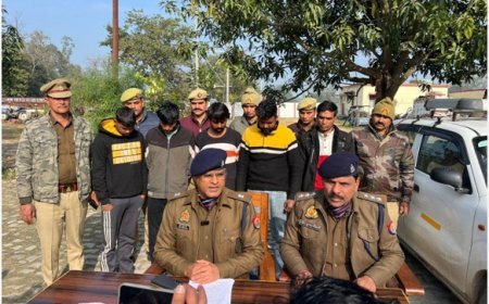 Lakhimpur Kheri:  पूर्व कर्मचारी ने रची साजिश- व्यापारी से 2.50 लाख की लूट का पुलिस ने किया बड़ा खुलासा, 5 गिरफ्तार। 