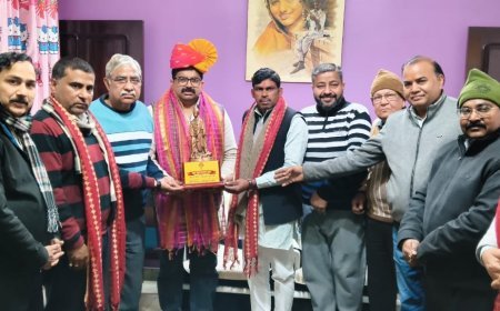 Deoband : देवबंद में विपिन त्यागी एडवोकेट को माँ त्रिपुर बाला सुंदरी देवी मेला का चेयरमैन बनाए जाने पर सम्मान