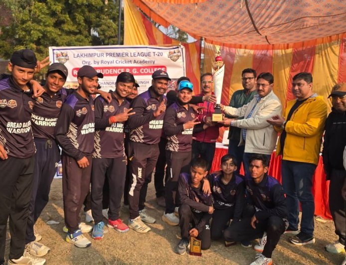 Lakhimpur : लखीमपुर प्रीमियर लीग टी-20 का रोमांचक समापन, ब्रेड बास्केट वॉरियर्स ने 9 विकेट से जीता खिताब