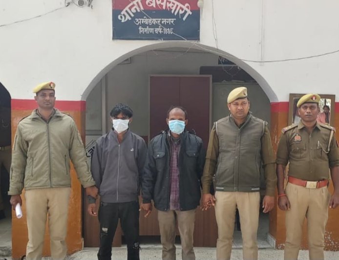 Ambedkarnagar : अंबेडकरनगर में नवविवाहिता की संदिग्ध मौत मामले में पति और ससुर गिरफ्तार