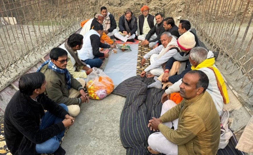 Sultanpur : सदर में दो पुलों का भूमि पूजन, कुल लागत 72 लाख से अधिक