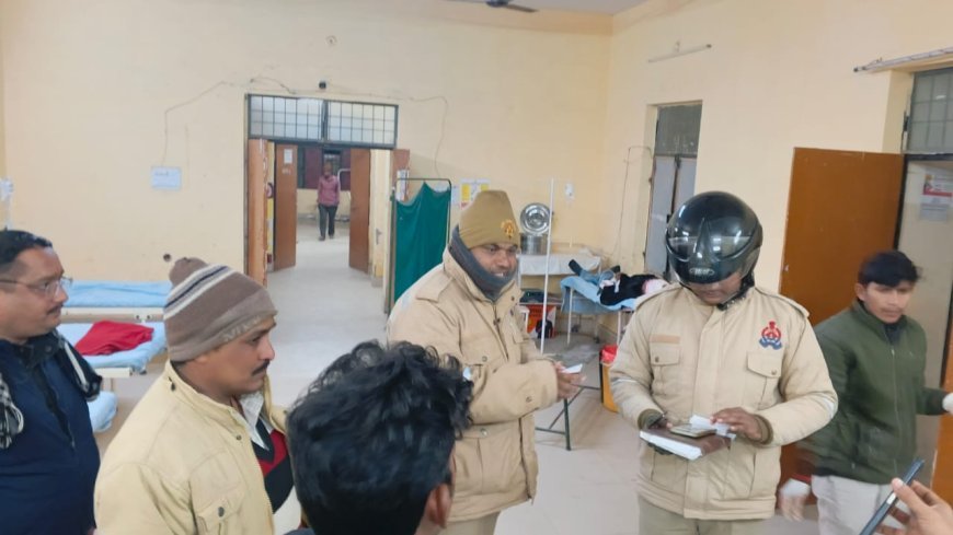 Bahraich : गोंडा-बहराइच राजमार्ग पर मोटरसाइकिल सवार युवक गंभीर घायल, अज्ञात वाहन ने मारी टक्कर