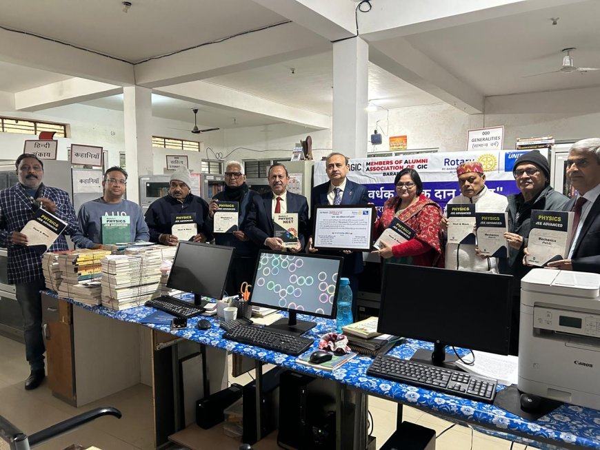 Barabanki : बाराबंकी जिला पुस्तकालय में नव वर्ष उपहार- 42 आरामदायक कुर्सी-मेज और 144 प्रतियोगी परीक्षाओं की पुस्तकें प्राप्त