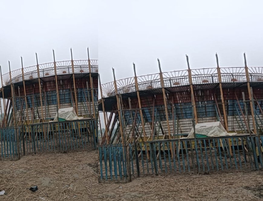 Lakhimpur : लखीमपुर खीरी के गुदरिया गांव में वार्षिक मेले में बिना अनुमति के खतरनाक झूले चल रहे