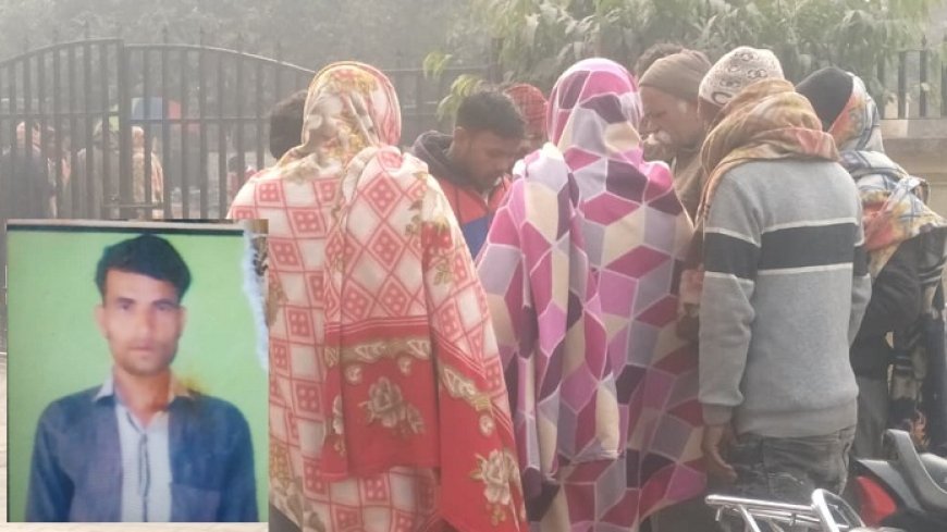 Sambhal: अज्ञात वाहन की टक्कर से बाइक सवार की मौत, परिवार में मचा कोहराम। 
