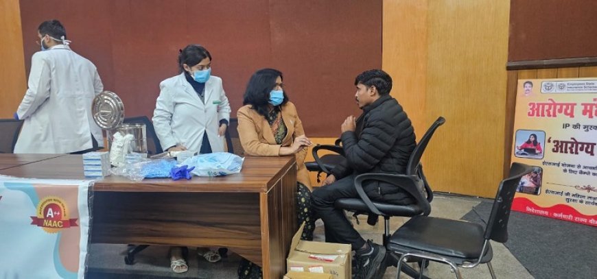 Lucknow: ईएसआई द्वारा एसजीपीजीआई में भव्य स्वास्थ्य जागरूकता एवं निवारक स्वास्थ्य शिविर का सफल आयोजन। 