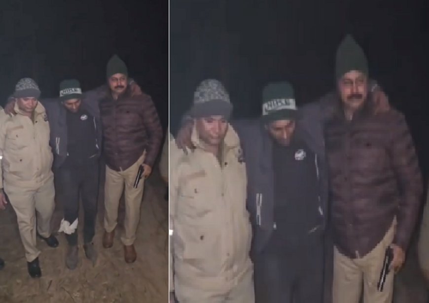 Saharanpur: मिर्जापुर में पुलिस मुठभेड़, शातिर नशा तस्कर घायल अवस्था में गिरफ्तार, चरस व हथियार बरामद। 