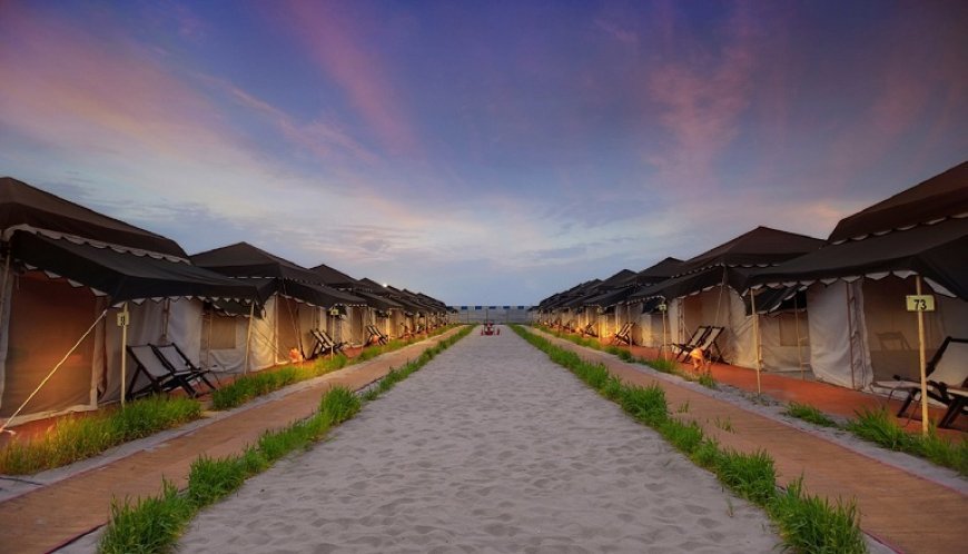 Lucknow: प्रयागराज के संगम तट पर बसाई गई आधुनिक टेंट कॉलोनी, श्रद्धालुओं को मिलेगा आध्यात्मिक पर्यटन का नया अनुभव। 