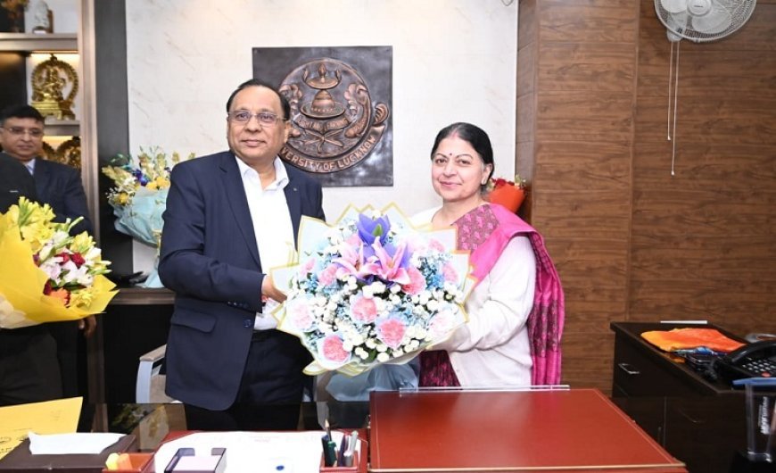 Lucknow: लखनऊ विश्वविद्यालय को मिला नया नेतृत्व, प्रो. जे.पी. सैनी ने कुलपति पद का कार्यभार ग्रहण किया। 