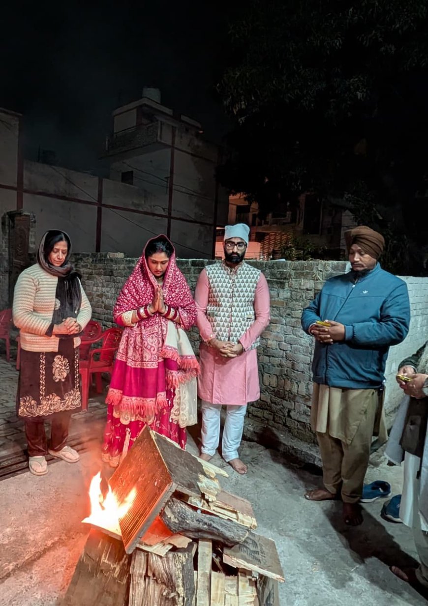 Deoband : देवबंद में हर्षोल्लास से मनाया गया लोहड़ी का पर्व