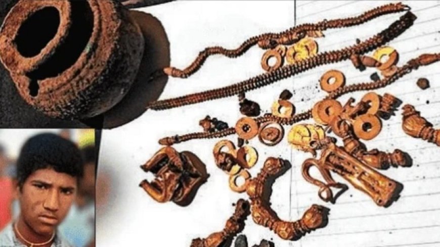 ईमानदारी का अनमोल खजाना: 14 साल के प्रज्जवल ने 466 ग्राम सोने का गहना मिलने पर भी नहीं रखा एक दाना, पूरा खजाना प्रशासन को सौंप दिया। 