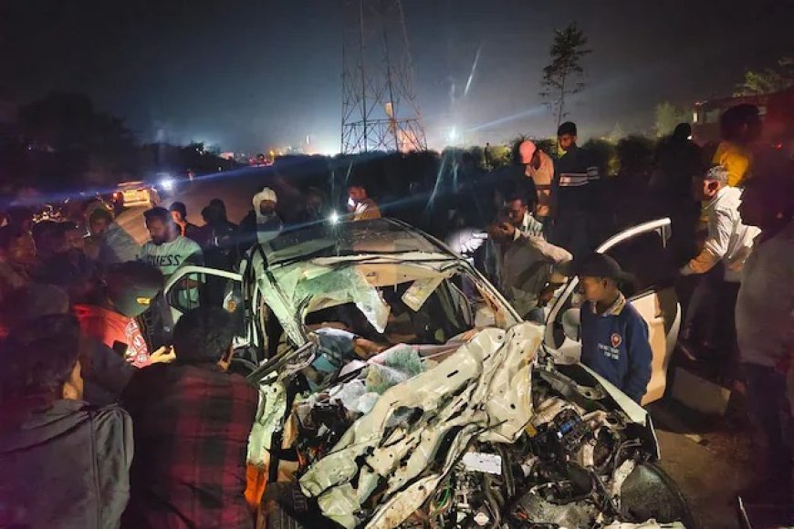 उदयपुर में छह दोस्तों की कार हादसे में चार मौतें, तेज रफ्तार और टक्कर से हुई त्रासदी, वायरल वीडियो में चीखें गूंजीं। 