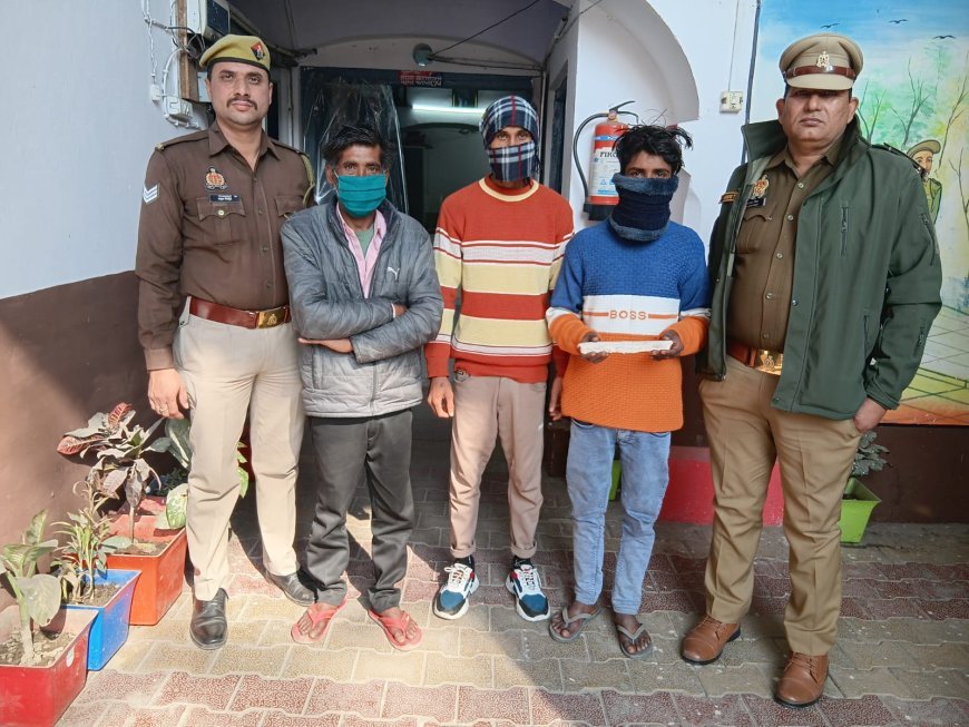 Deoband : हत्या के प्रयास के तीन वांछित आरोपी गिरफ्तार, चाकू बरामद; शीशम लकड़ी चोरी के दो आरोपी भी पकड़े