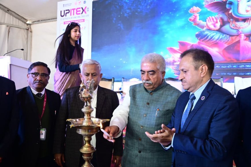 Lucknow : UPITEX 2026 से उत्तर प्रदेश के औद्योगिक विकास को मिलेगी नई रफ्तार- मंत्री राकेश सचान