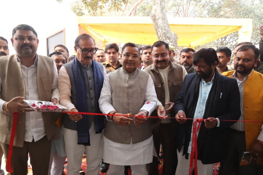 Lucknow : उत्तरधौना चिनहट में पर्यटन मंत्री ने बाबू भगवती सिंह और जगन्नाथ सिंह स्मृति रैन बसेरे का लोकार्पण किया