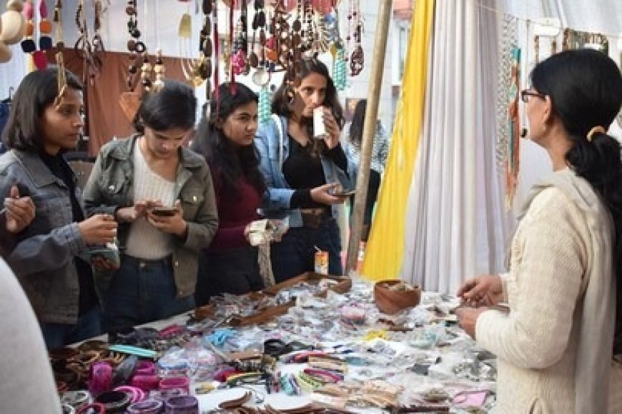 Raebareli : रायबरेली में निफ्ट क्राफ्ट बाजार में हस्तशिल्प और आधुनिक डिजाइन का अनोखा मेला