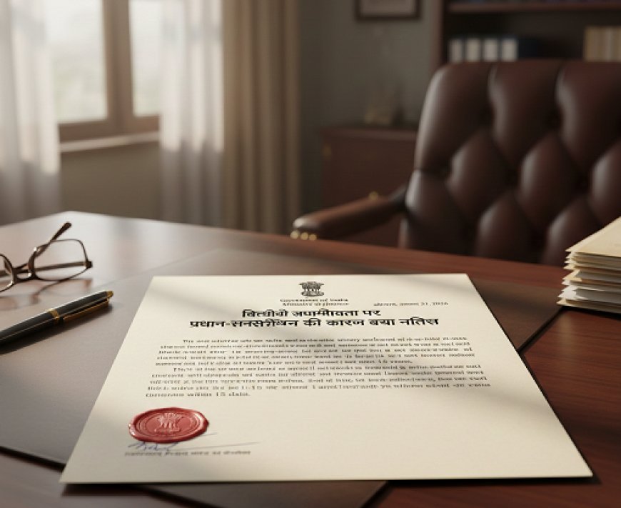 Hardoi: ग्राम पंचायत बल्लीपुर में वित्तीय अनियमितता पर प्रधान-सचिव को कारण बताओ नोटिस। 