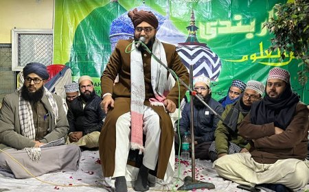 Sambhal : उपनगरी सरायतरीन में स्थित मदरसा फ़ैज़ उल उलूम में वार्षिक जलसा