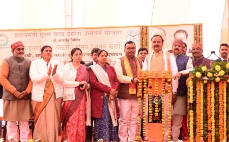 Lucknow : उप मुख्यमंत्री ने रू0-3181.08 लाख की 05 परियोजनाओं का शिलान्यास व रू0-1608.78 लाख की 14 परियोजनाओं का लोकार्पण किया