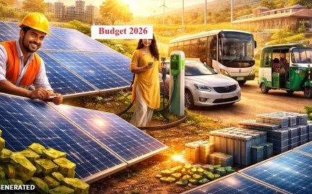 Lucknow : सोलर, बैटरी और ई-मोबिलिटी को एक साथ गति देगा बजट 2026, कस्टम ड्यूटी में छूट से यूपी में पीएम सूर्य घर योजना, सोलर मैन्युफैक्चरिंग और ईवी इकोसिस्टम को मिलेगा बड़ा बल