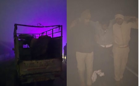 Hardoi : हरदोई में पुलिस मुठभेड़- तीन शातिर पशु तस्कर गिरफ्तार, चोरी की भैंस, पिकअप, 80 हजार नकद और अवैध हथियार बरामद