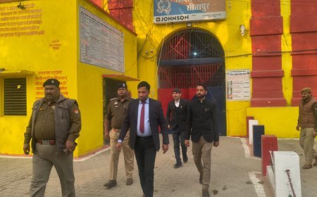 Sitapur : जिला कारागार का सचिव जिला विधिक सेवा प्राधिकरण ने किया निरीक्षण, व्यवस्थाएं पाईं संतोषजनक