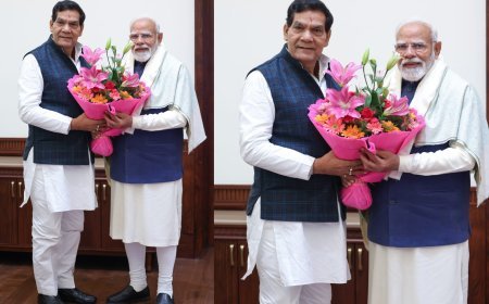 Lucknow : नगर विकास एवं ऊर्जा मंत्री ए0के0 शर्मा ने बजट में किए गए जनकल्याणकारी प्रावधानों के लिए प्रधानमंत्री नरेंद्र मोदी से मिलकर जताया आभार