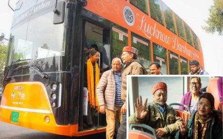 Lucknow: विश्व कैंसर दिवस से पूर्व उत्तर प्रदेश पर्यटन की विशेष पहल, 30 कैंसर मरीजों ने किया 'लखनऊ दर्शन'। 