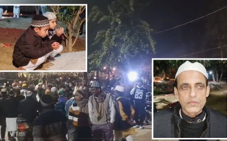 Sambhal: शब-ए-बारात पर इबादत में डूबा सम्भल, कब्रिस्तानों और मस्जिदों में उमड़ी भीड़। 