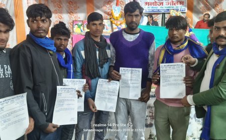 Sitapur : शहादत नगर में बौद्ध धम्म ज्ञान चर्चा का समापन, कई लोगों ने ली भीम आर्मी की सदस्यता