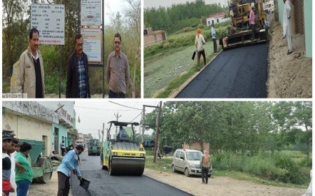 Lucknow: यूपी के गांव हो रहे हाईटेक, प्लास्टिक कचरे से बनाई 75 किलोमीटर लंबी सड़क। 