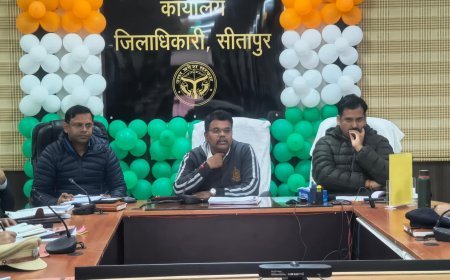 Sitapur : सीतापुर में सदर तहसील में सम्पूर्ण समाधान दिवस का आयोजन