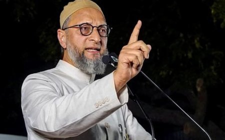 AIMIM प्रमुख असदुद्दीन ओवैसी ने ट्रेड डील को लेकर बीजेपी और RSS पर निशाना साधा