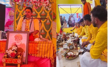 Hardoi : रुद्राक्ष धारण करने से सभी पापों का नाश होता है- रुद्रेश शुक्ल